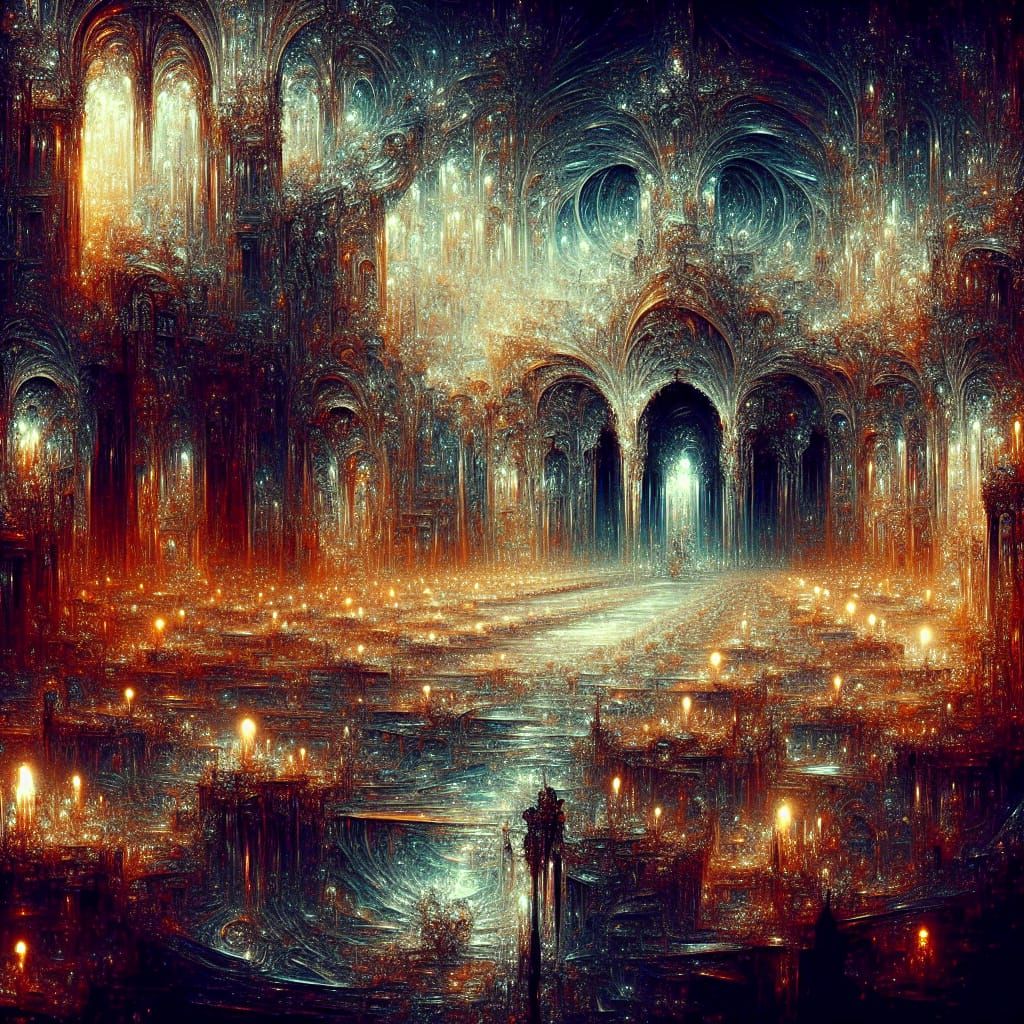 Gothic Horror Glass Landscape After Exterminatus