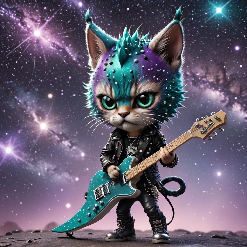 Punk Rock Cat
