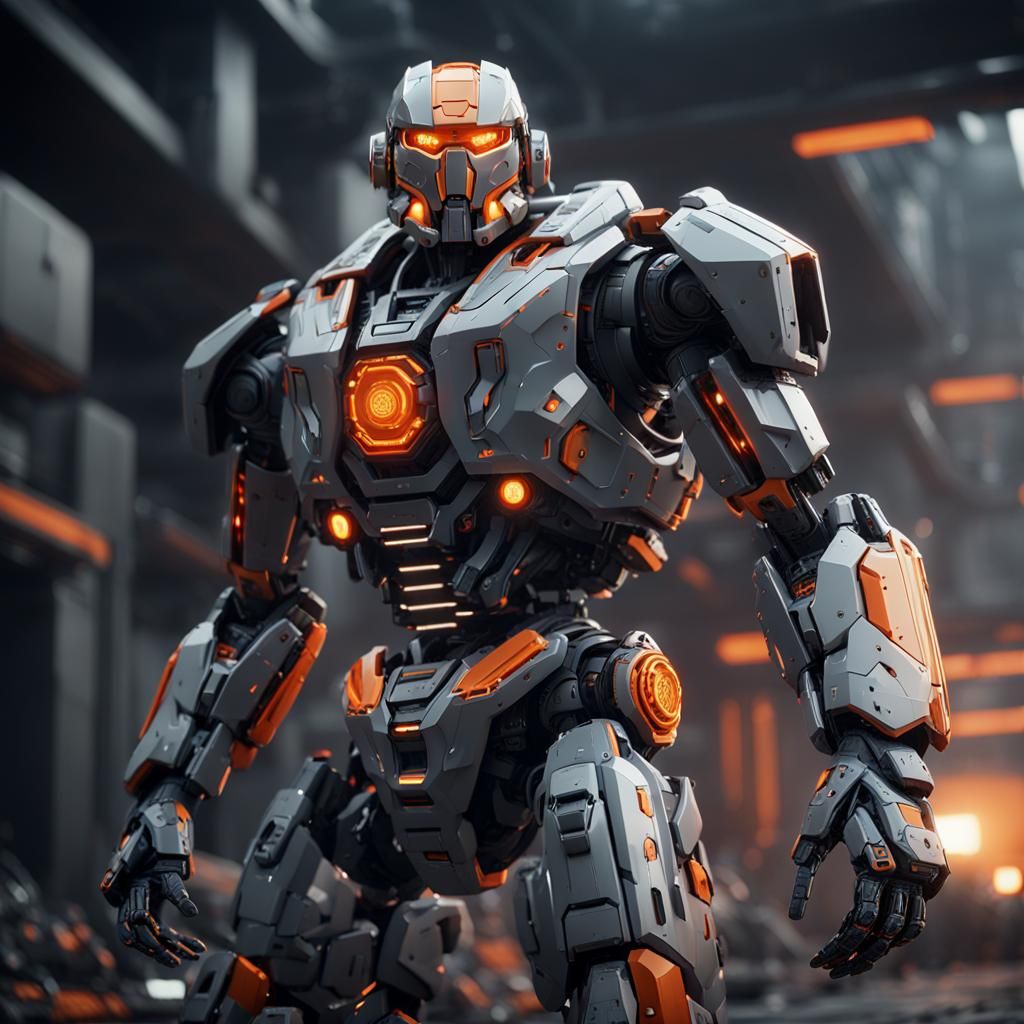 Futuristic Spartan Recruit in Sci-Fi Style