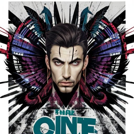 Minimalist Line Art on Plain Background