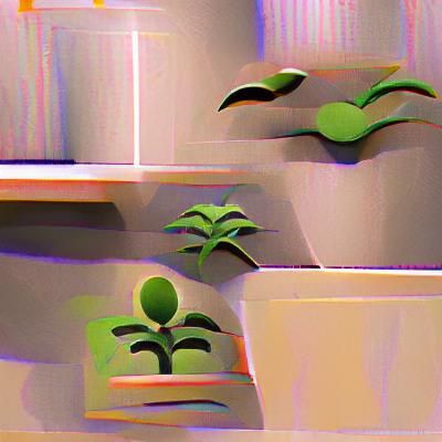 AI Generated Image of Plants