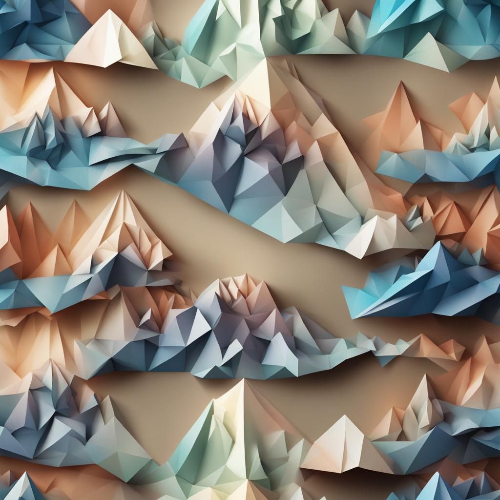 Origami Mountains