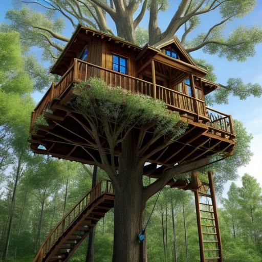 Simple Treehouse Scene