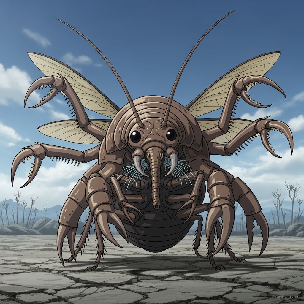 Tareroachian Warrior in Radioactive Wasteland