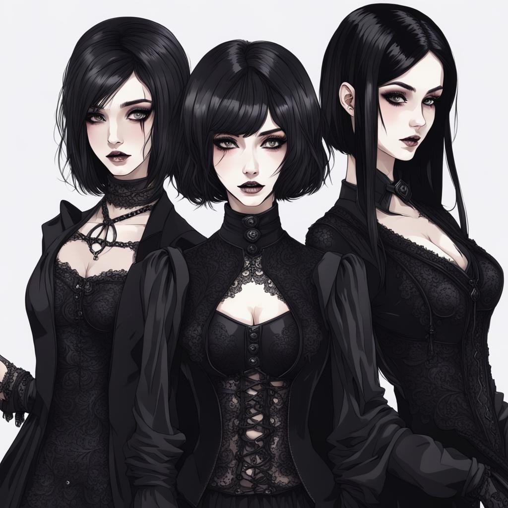Gothic Sisters: A Digital Portrait