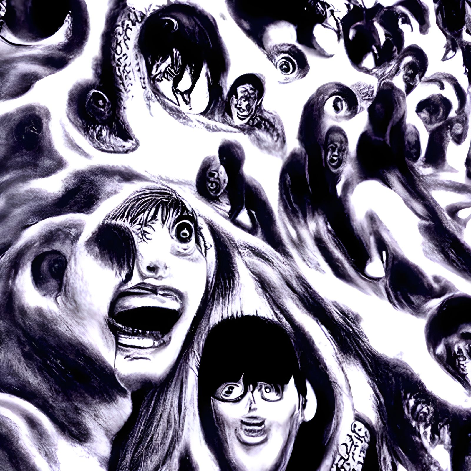 Ocean of Lost Souls Descending into Hell