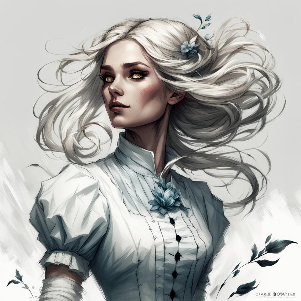 Alice in Wonderland: Humanoid Flora Concept Art