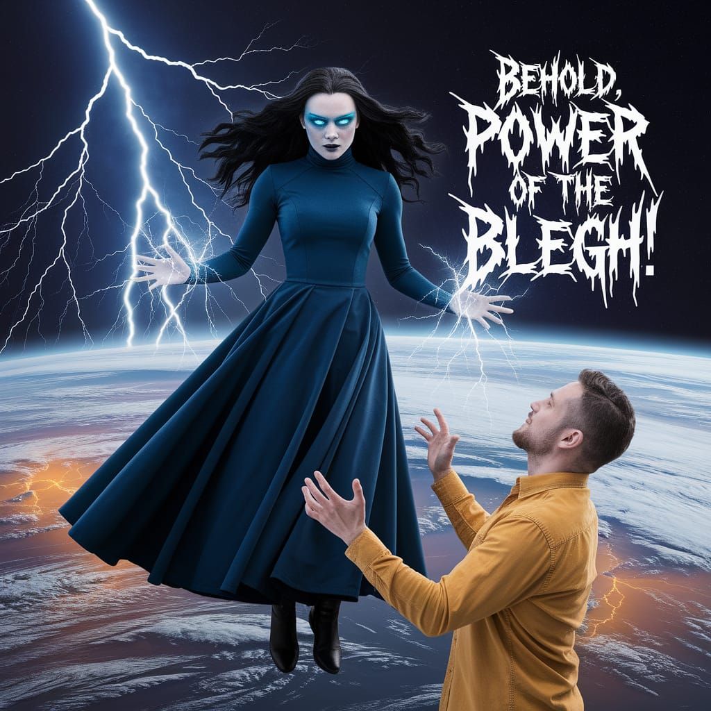 Gothic Elsa Radiates Power in Haunting Thrash Metal Scene