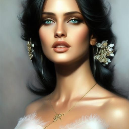 Sensual Elven Woman in Professional Photoshoot