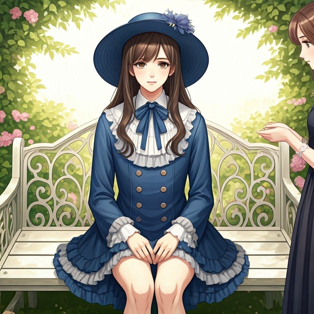 Innocent Whimsy in Watercolor Style