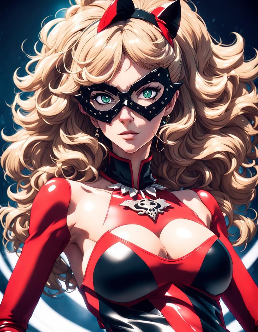 Ann Takamaki Persona 5 Cosplay in Hypermaximalist Style