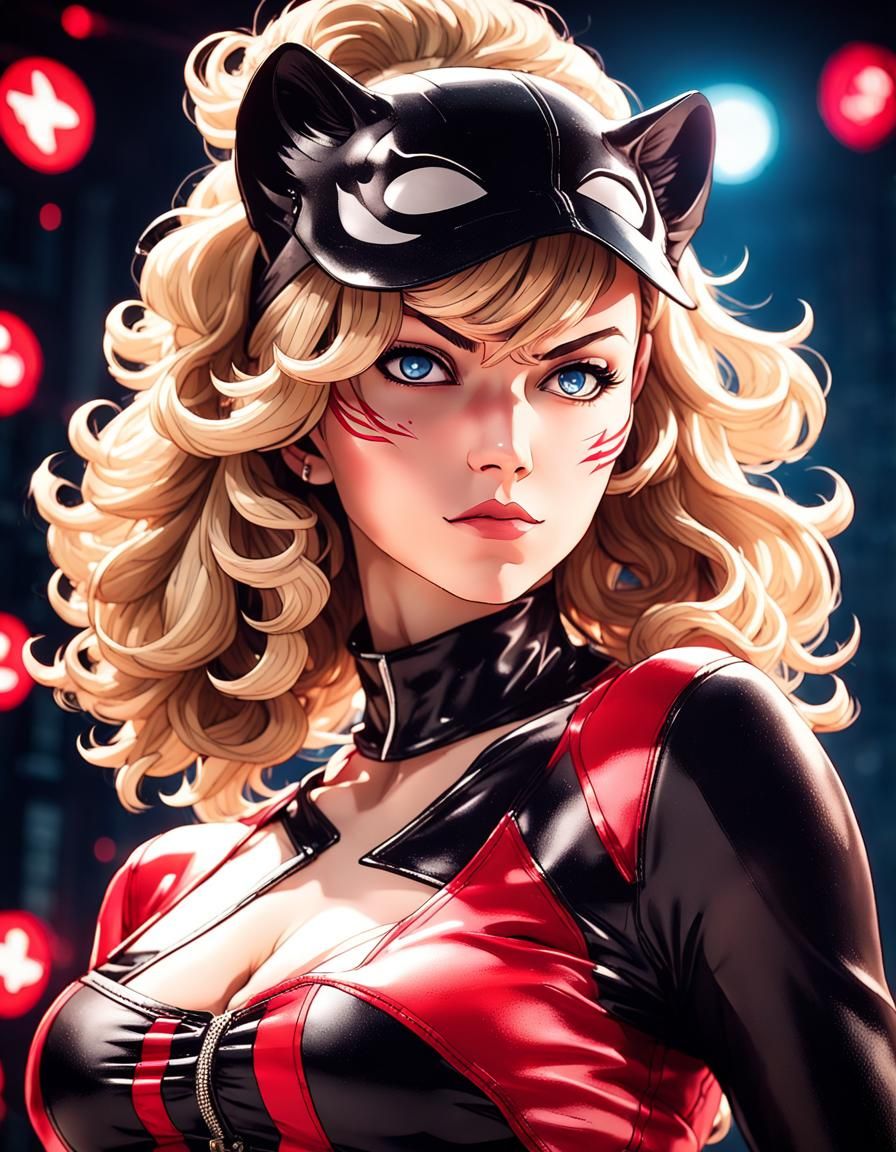 Ann Takamaki Persona 5 Cosplay: Hypermaximalist Portrait