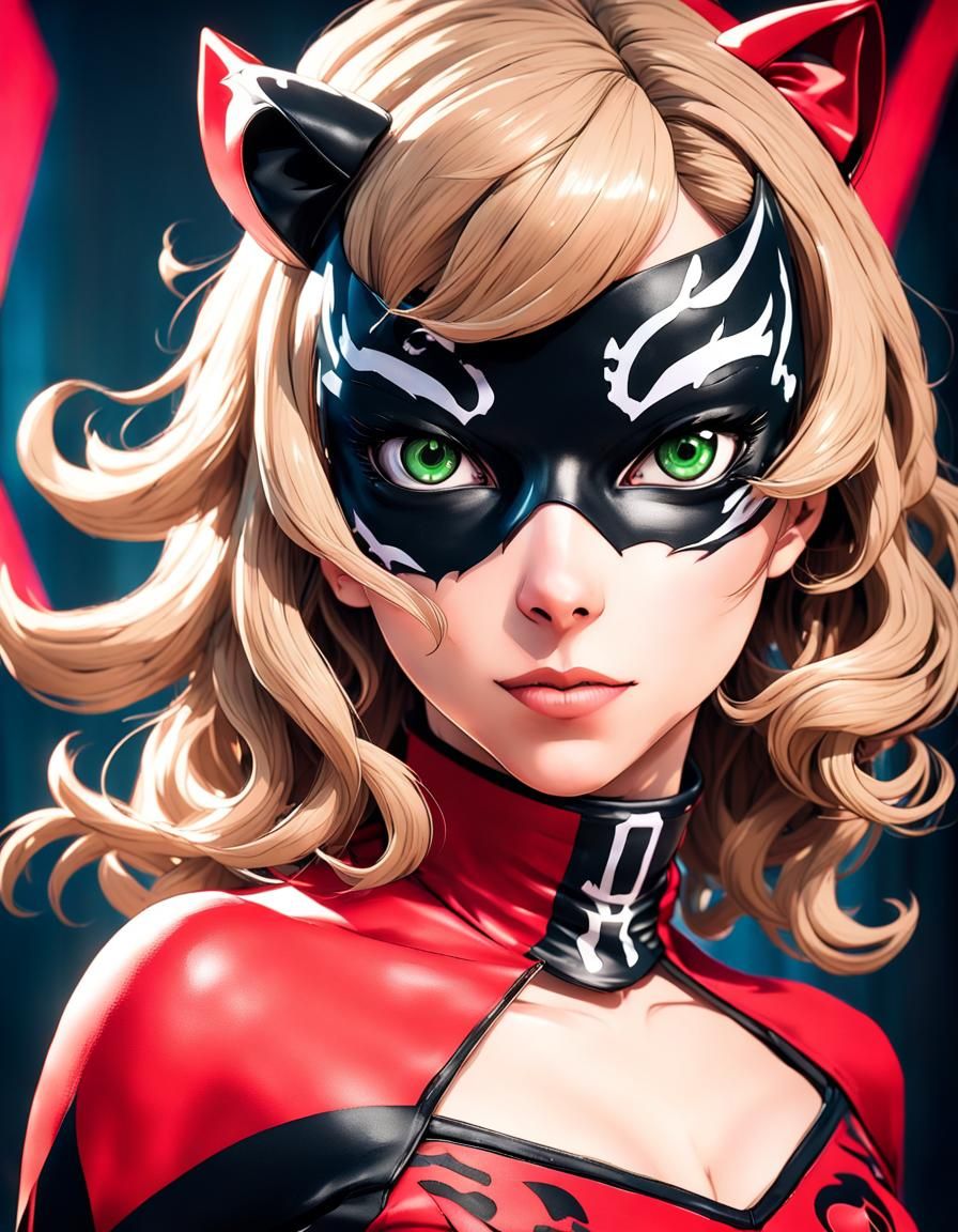 Ann Takamaki as Panther: Cinematic Portrait