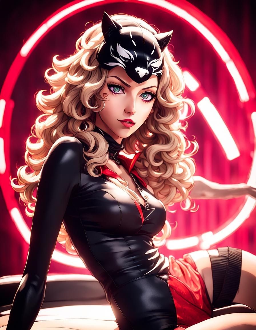 Cosplayer as Comic Book Character in Editorial Photo