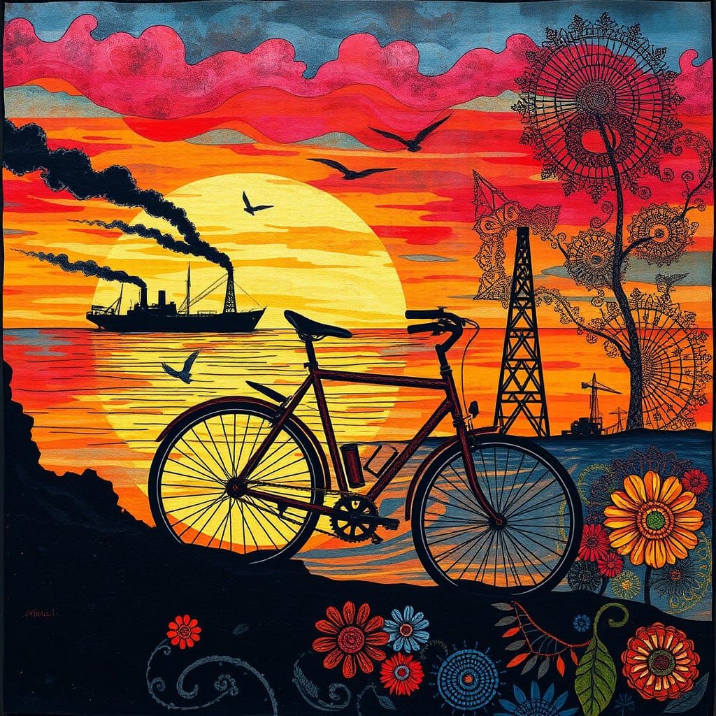 Elegant Surrealism: Transforming Wasteland to Floral Oasis