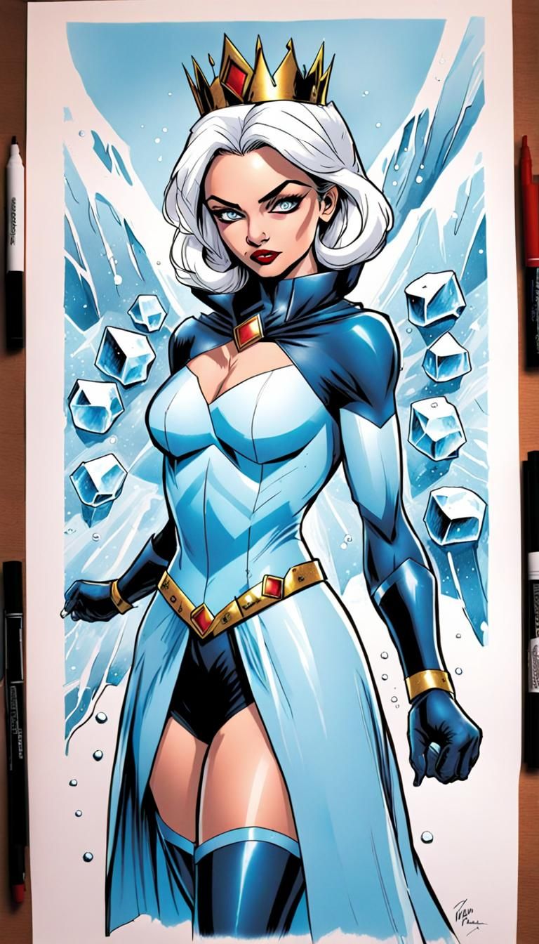 The Queen of Ice: Comic Art Superheroine