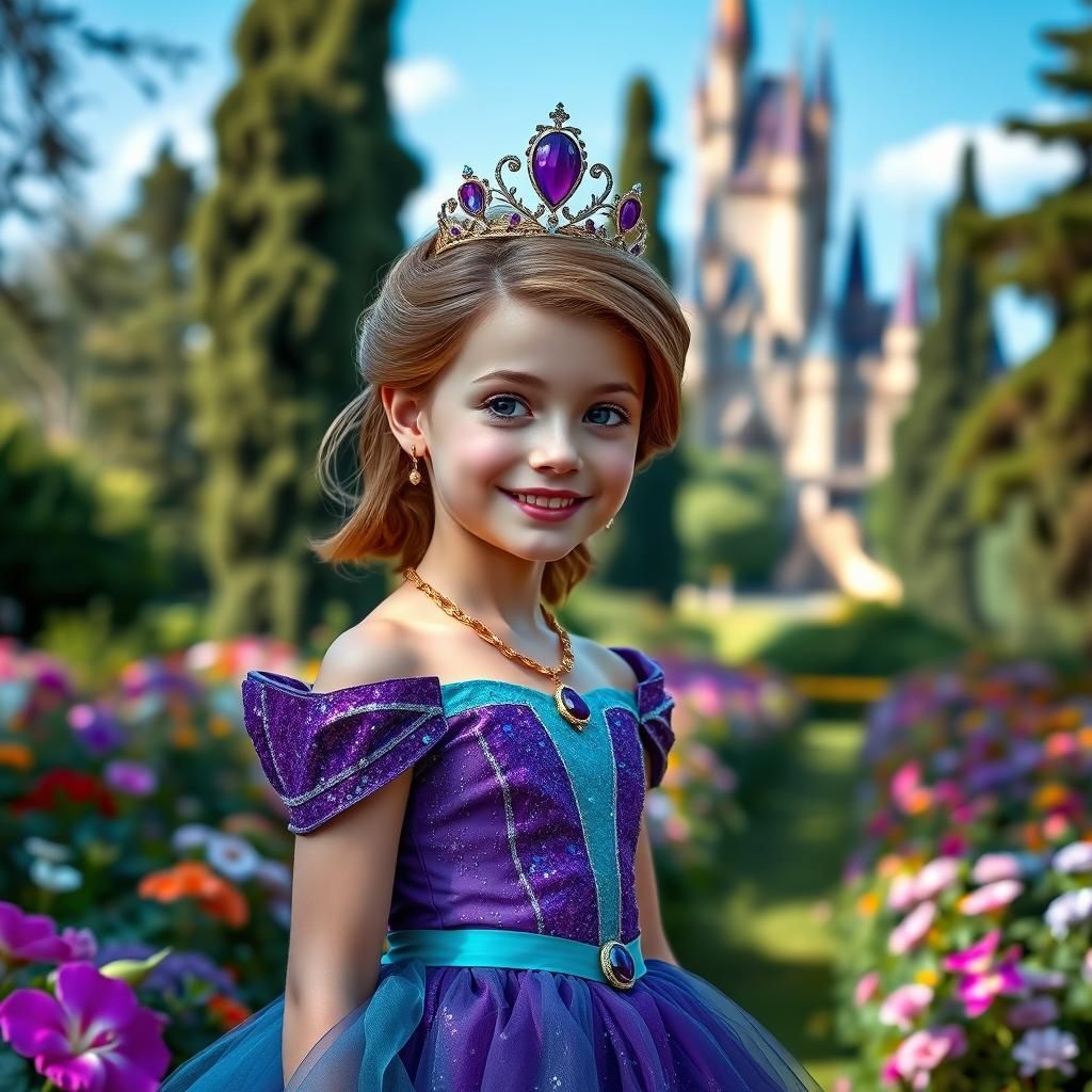 Sofia The First in Royal Garden, Fashion Editorial