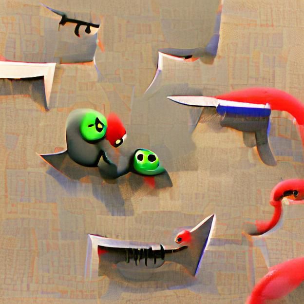 Simple AI Image of Enemies