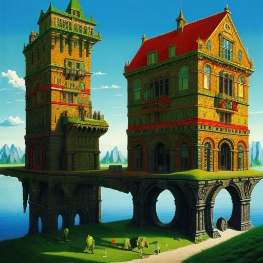 Dreamlike Surrealism: A Vibrant Masterpiece of Change