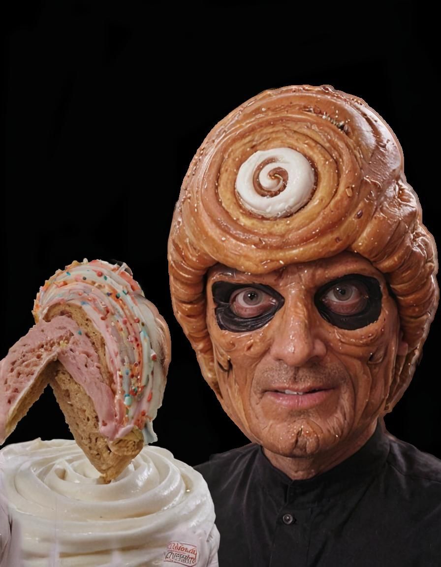 Cycloptic Pastry Chef in Neon Technicolor TV Show