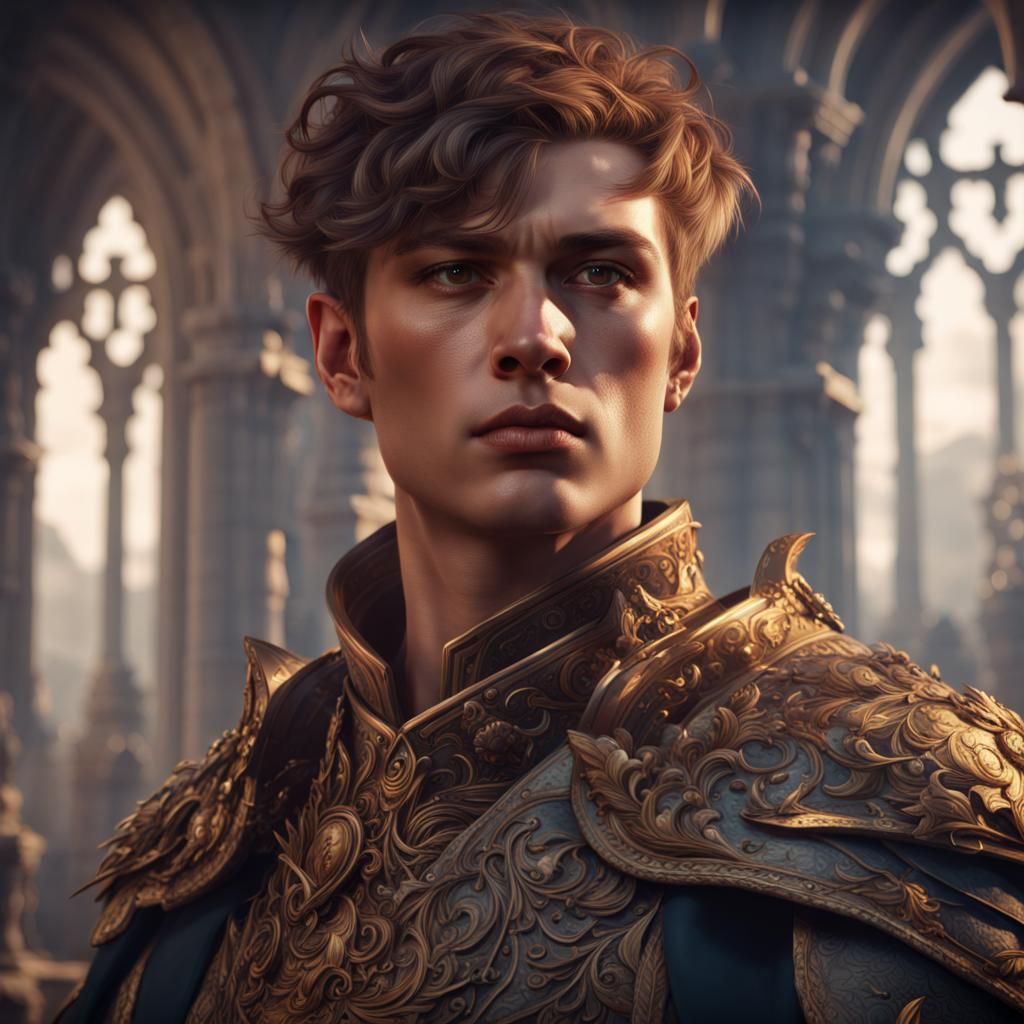 Fantasy Portrait of a War Divinity