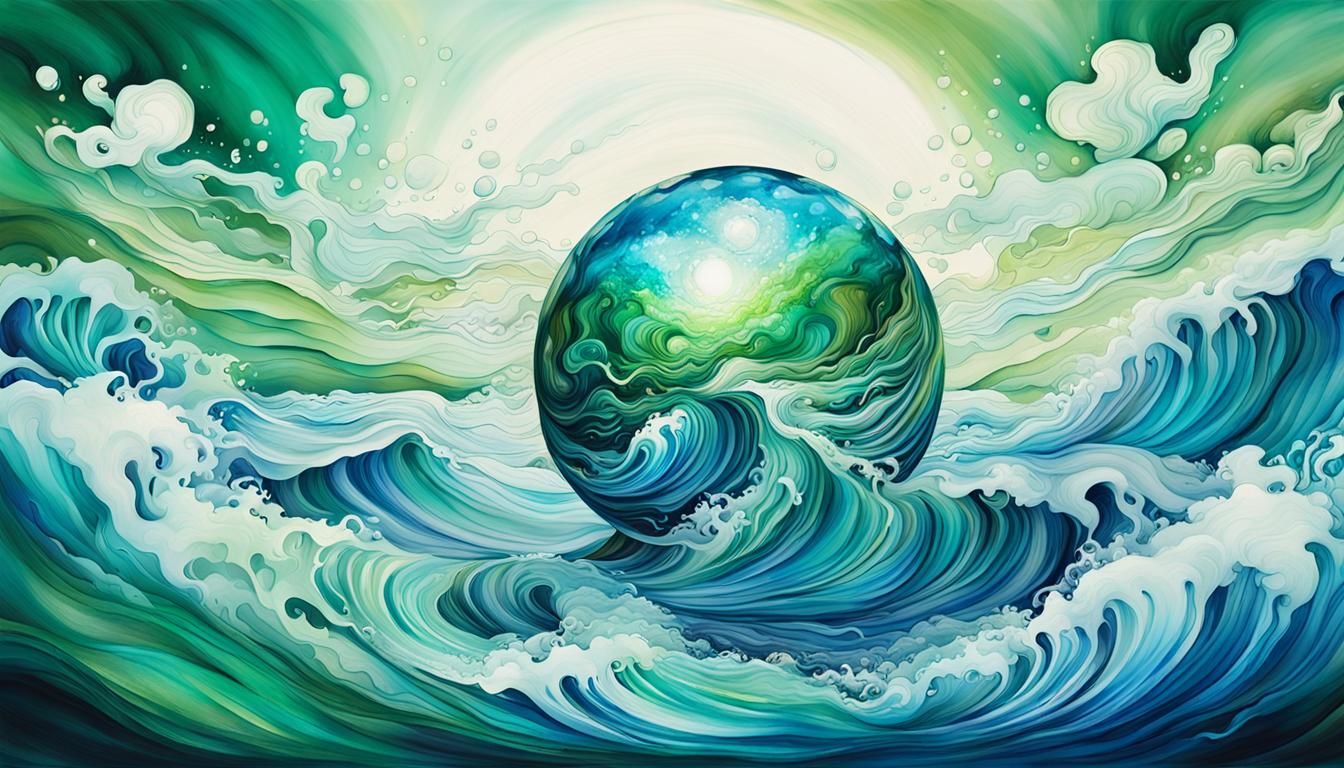 Surreal Ocean in Ethereal Drop