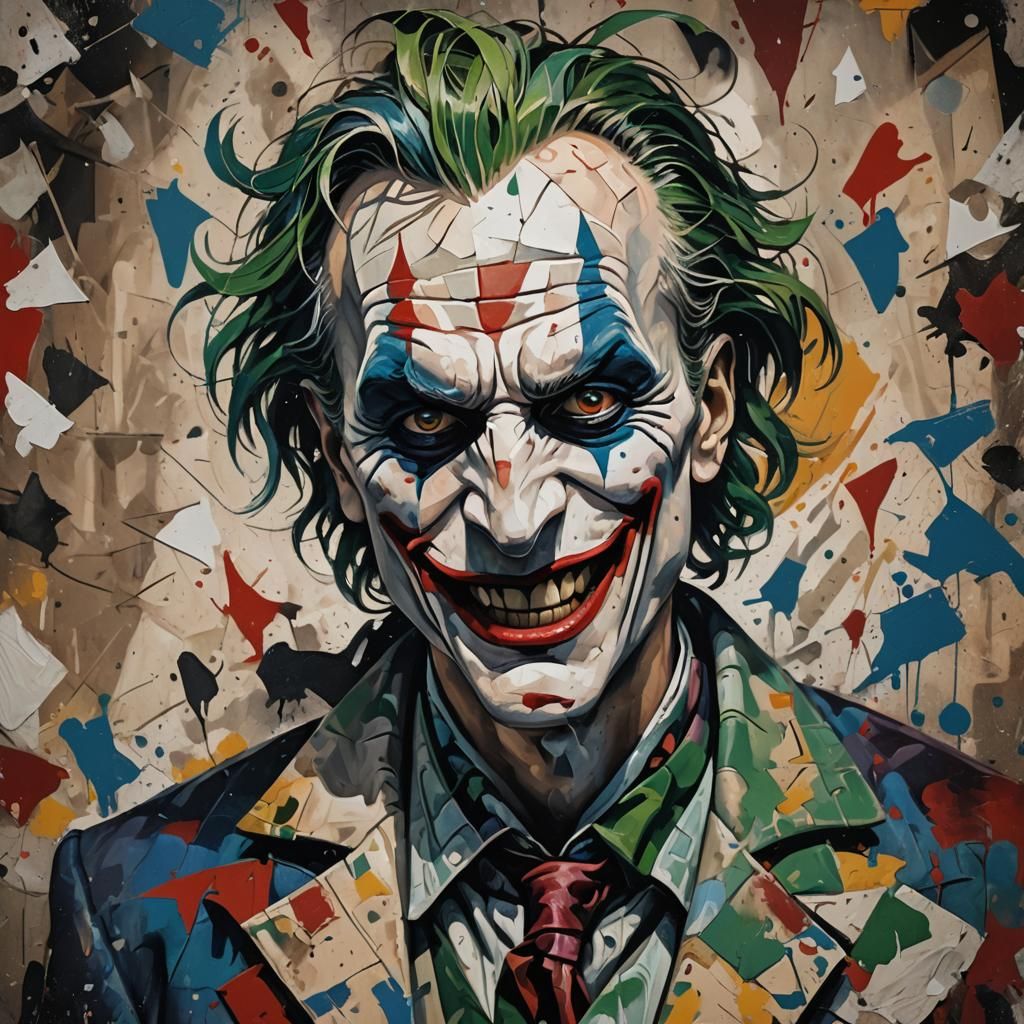 Joker Confronts Trauma as Picasso Painting