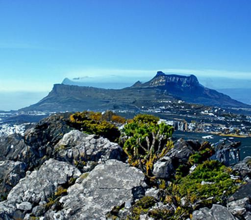 Table Mountain Landscape in Cape Town