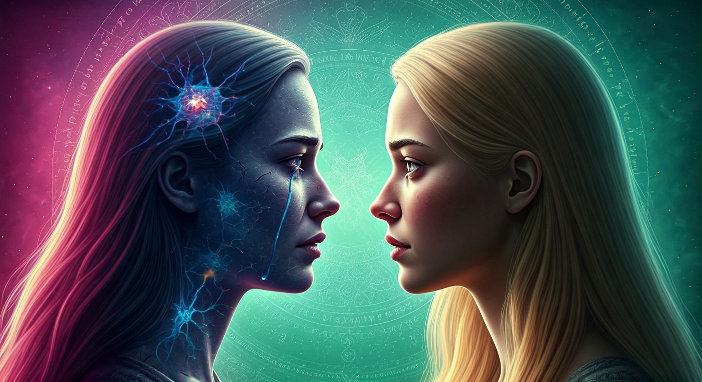 Sorrow and Radiance: A Fantasy Concept Art