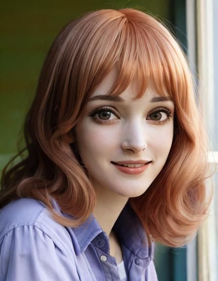 Winona Ryder as Teenager with Blonde Wig