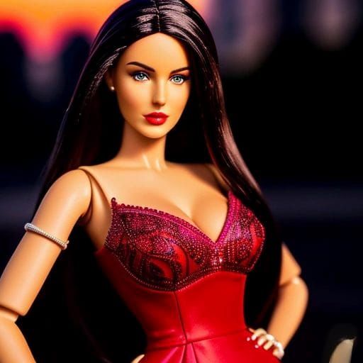 Monica Bellucci as a doll