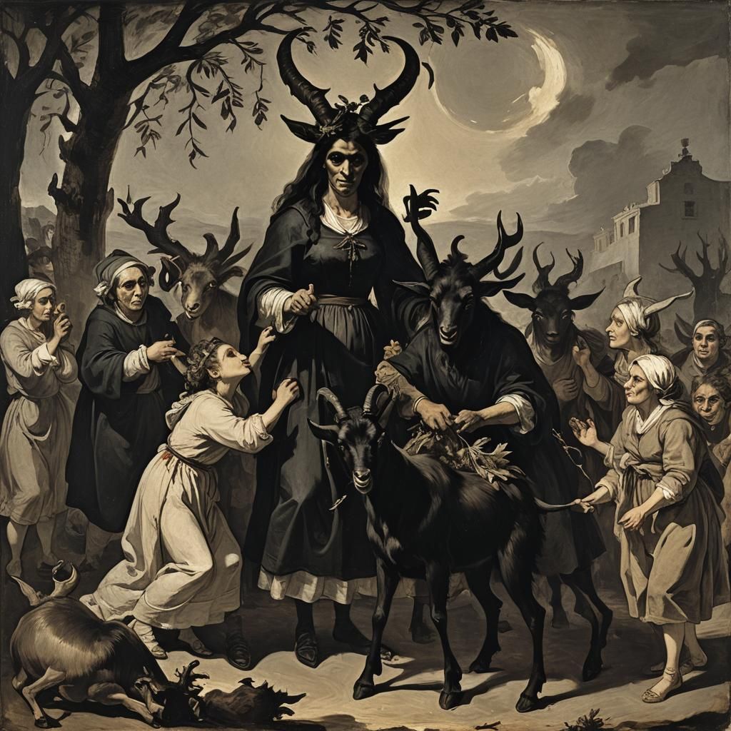 Witches’ Sabbath by Francisco Goya