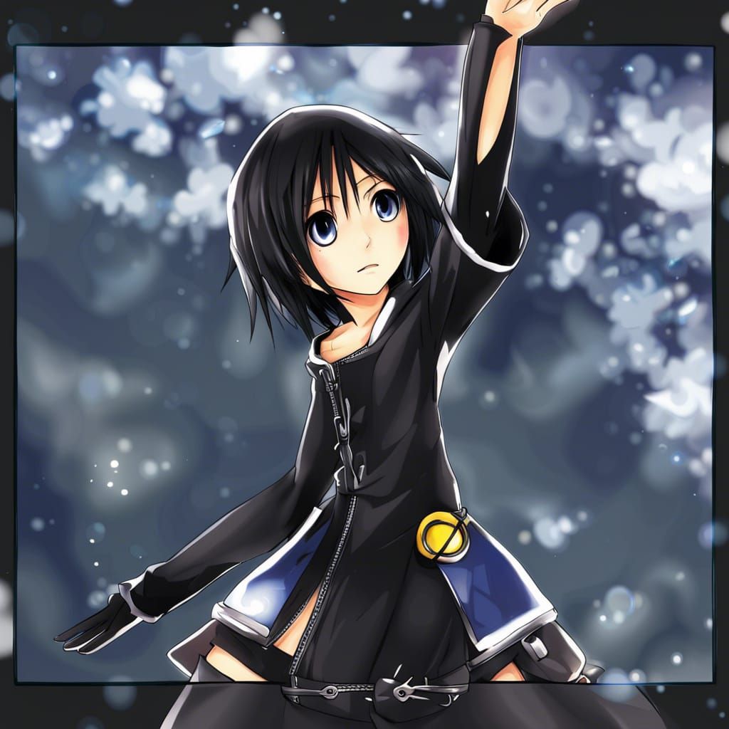Xion from Kingdom Hearts in Anime Style