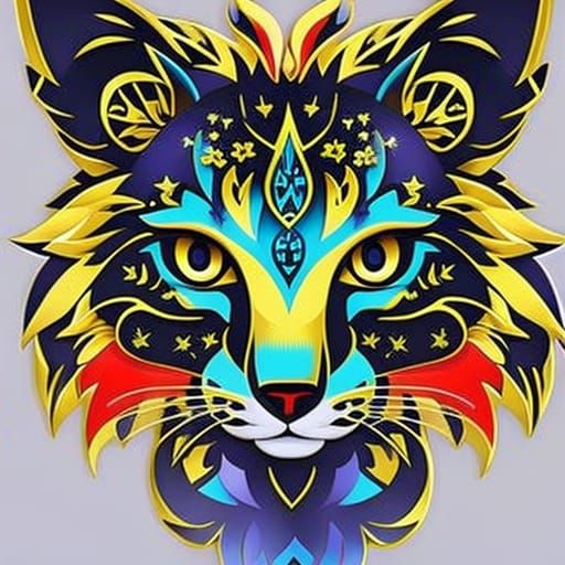 Mystical Anime Kitten in a Magical World