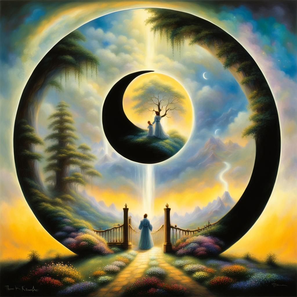 Ethereal Fantasy Landscape: The Cycle of Reconciliation
