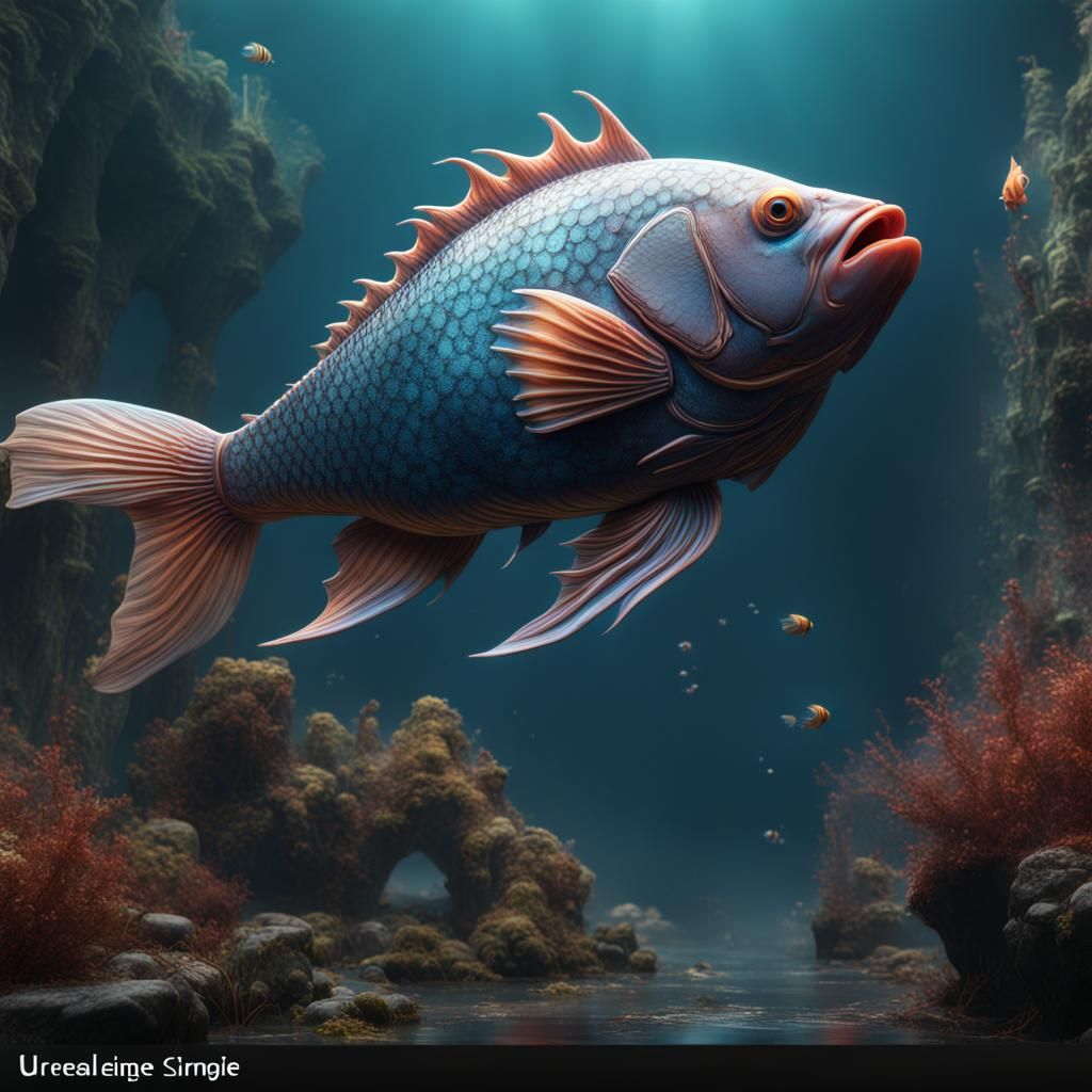 Erect Fish: Detailed Matte Painting in Unreal Engine