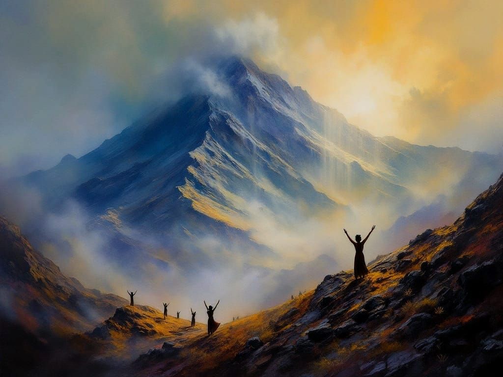 African soul - Wusari witches invoking the deity Ruwa's rain