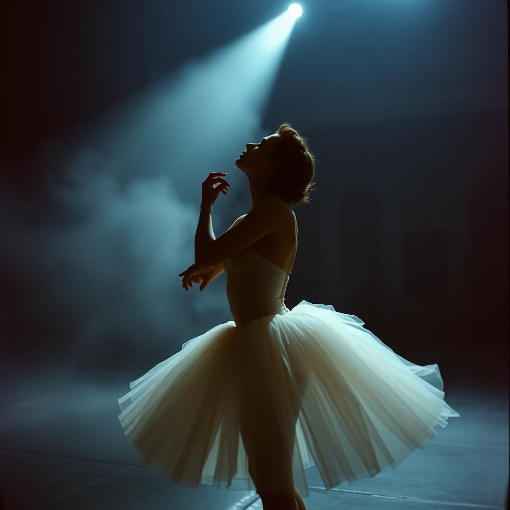 Ballet Dancer in Dramatic Cinematic Lighting