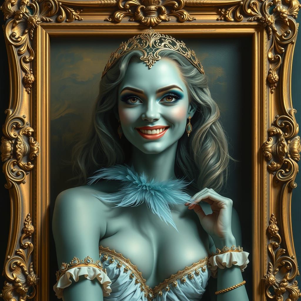 Fishwoman Countess of Atlantis in Renaissance Style