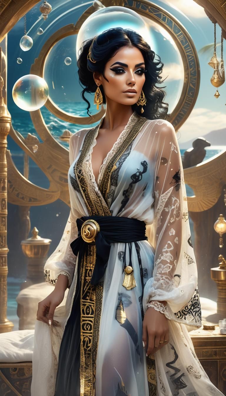 lace bed  robe underwear mockup, postage  ornate colors,  , ...