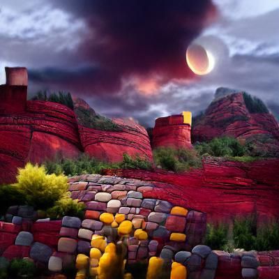 Fading forest stone