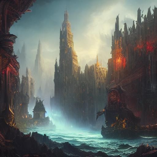 Fantastical Matte Painting: The End of a Friendship