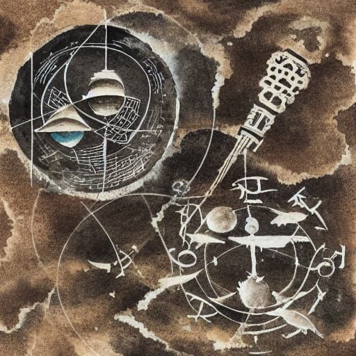 ink wash painting style