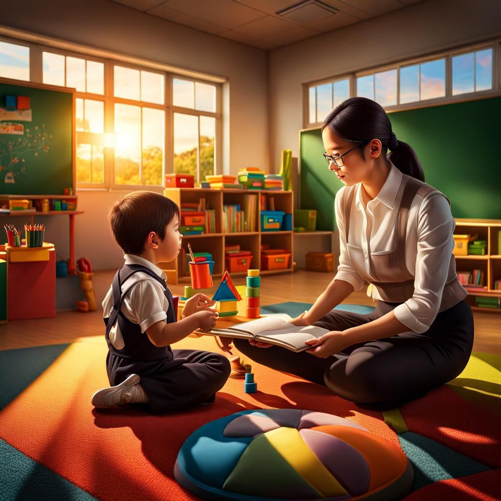 Teachers Building Dreams at Kindergarten Sunrise