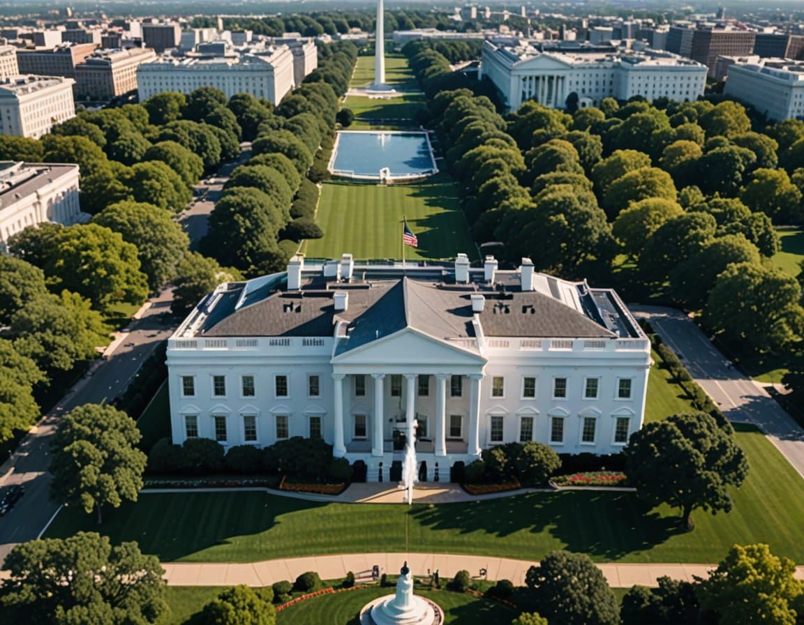 White House Drone View