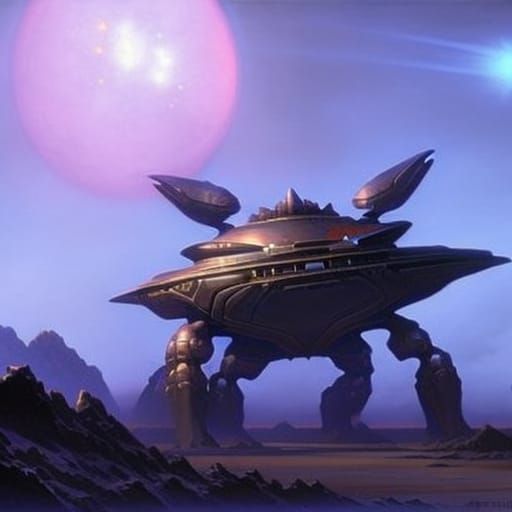 Organic Space Crab Inspired by Ralph McQuarrie