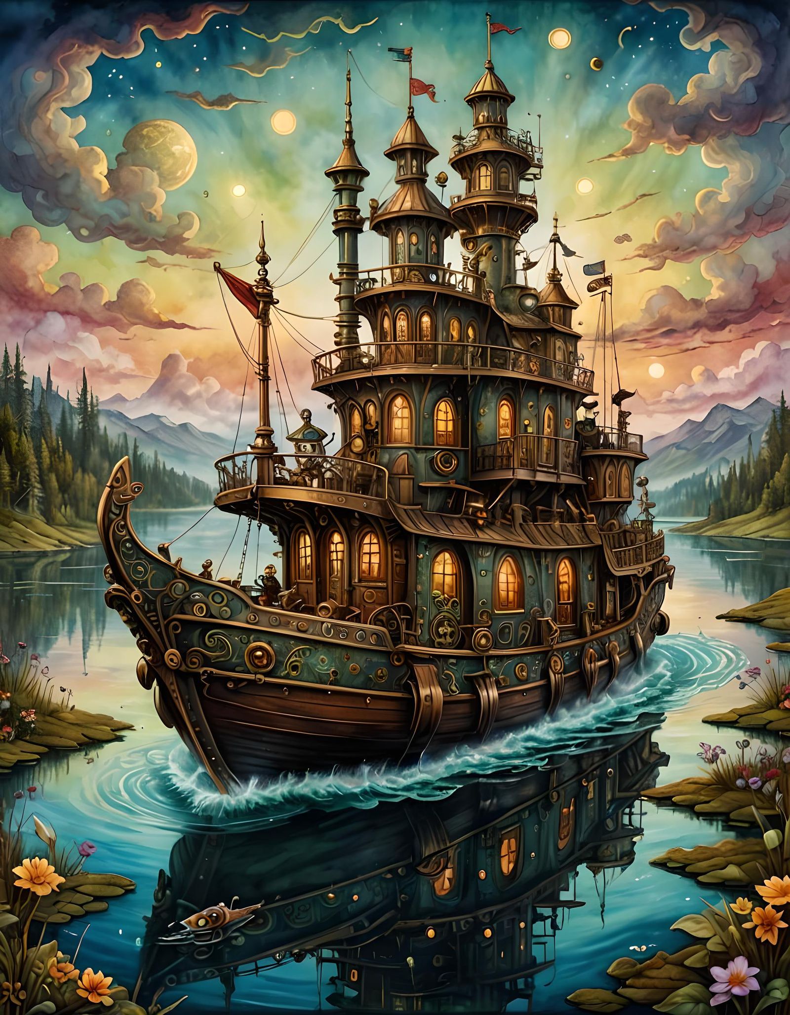 Fantasy Boat