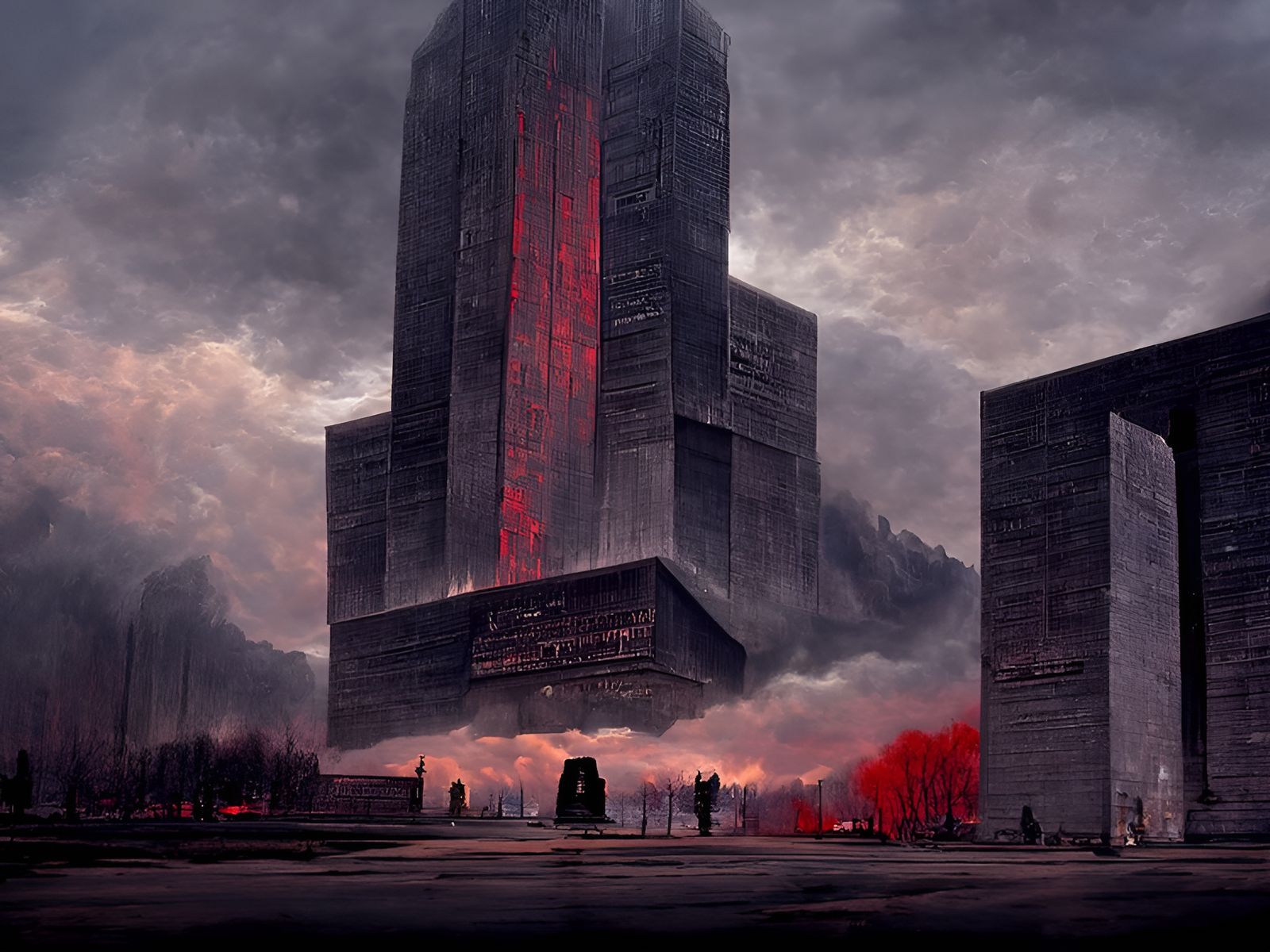 Dystopian Monumentalism: Brutalist Architecture in Ash, Smok...