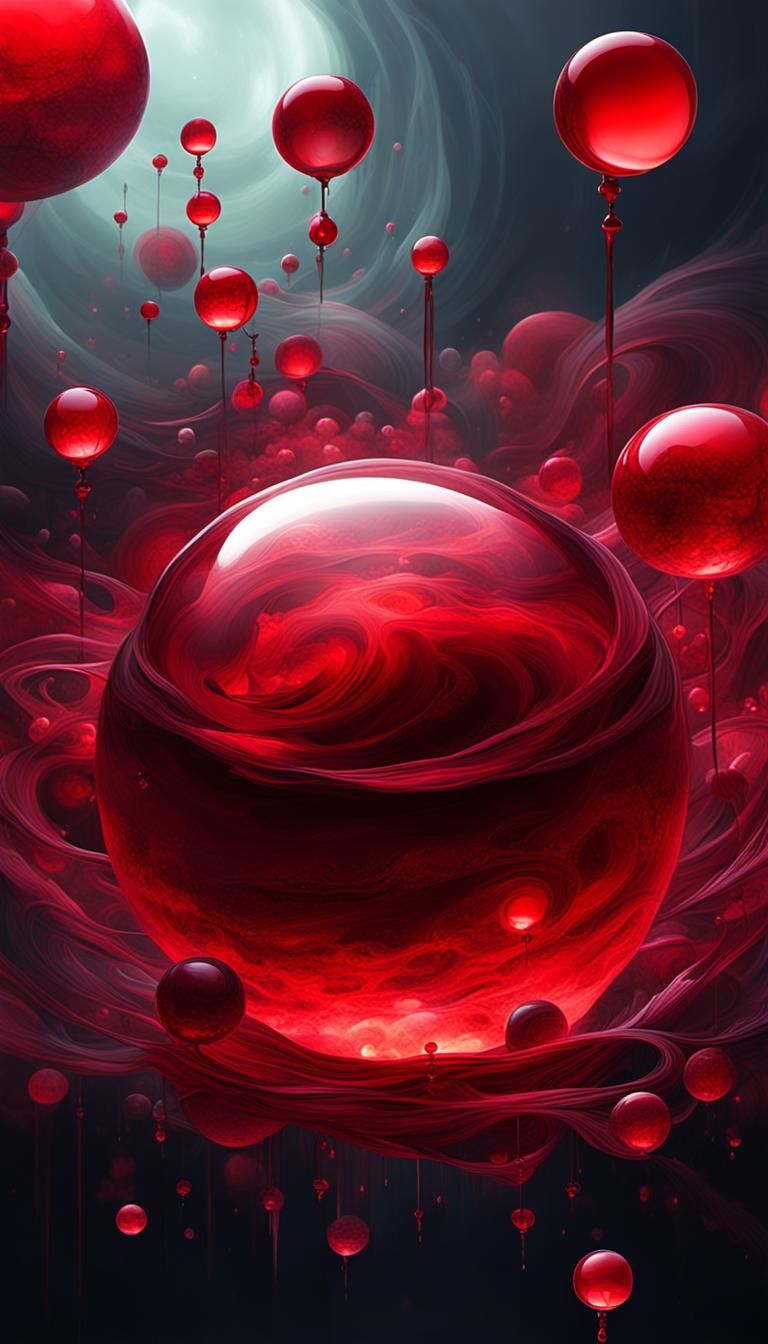 Ethereal Abstract Starbutton in Surreal Style