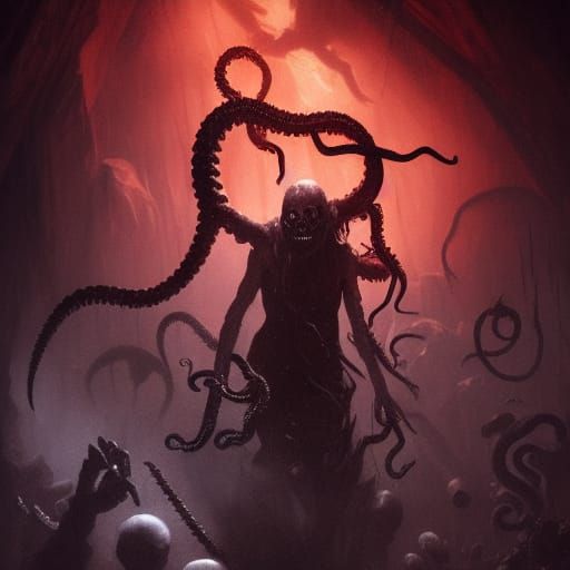 Dark Fantasy Battle in Other Worlds